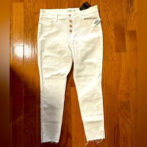 Women’s white Rockstar Jeans size 12